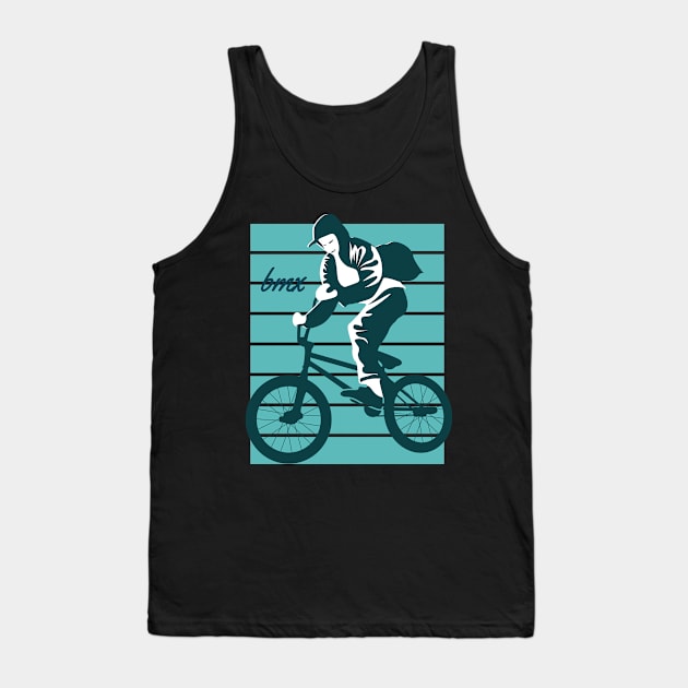 Bmx Art Tank Top by Saldi